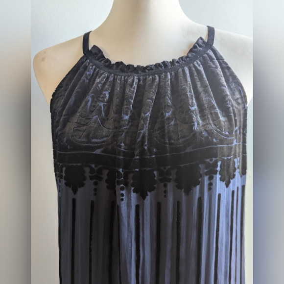 NWT ... Max Studio Velvet Burnout Sleeveless Dress Size L - Picture 7 of 12